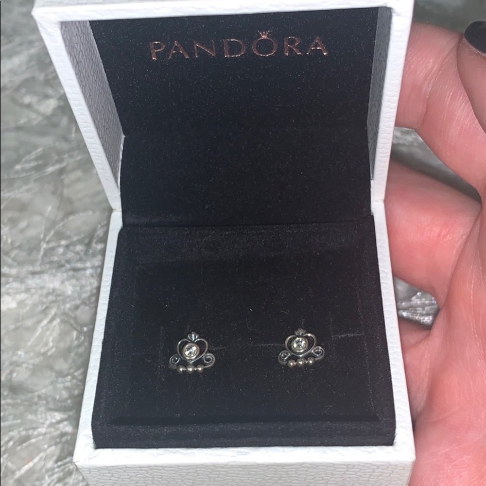 Pandora Princess Earrings
